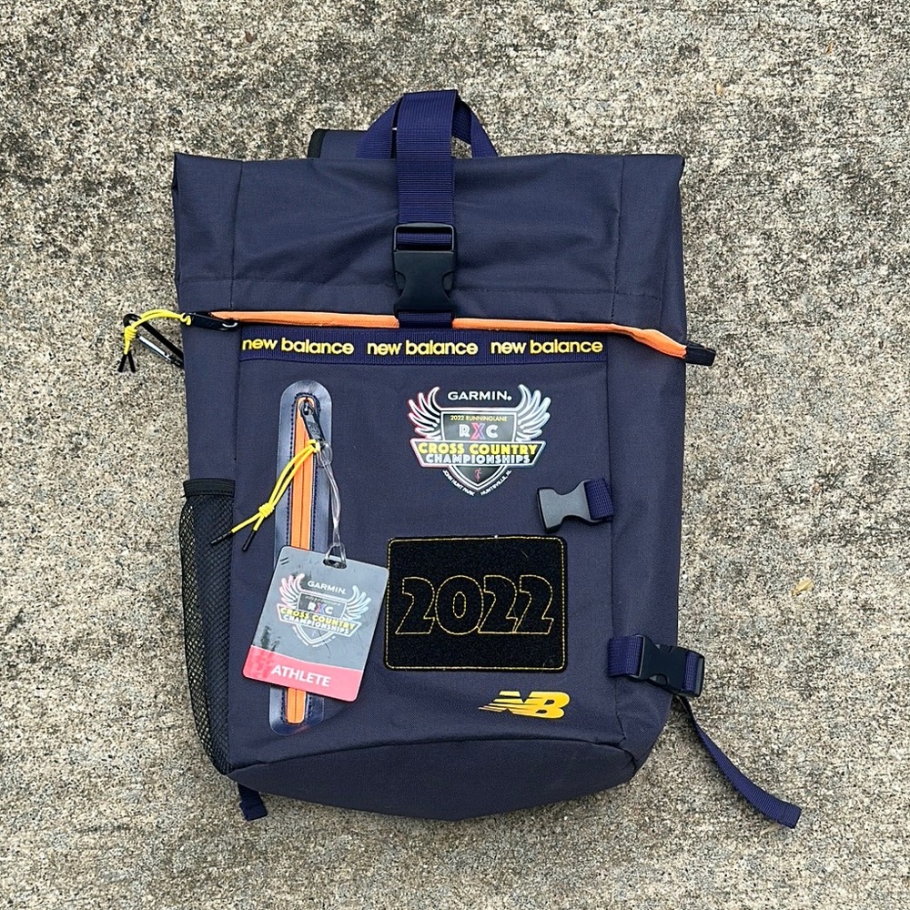 New Balance Championships 2022 Athlete Blue and Orange Backpack